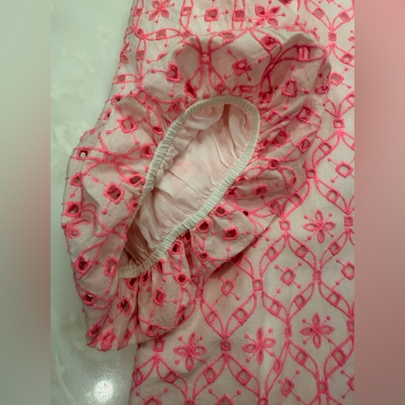 *LNWOT* Lilly Pulitzer Cartley Elbow Sleeve Dress “Resort White Flutter” Sz. 16 - Picture 9 of 16